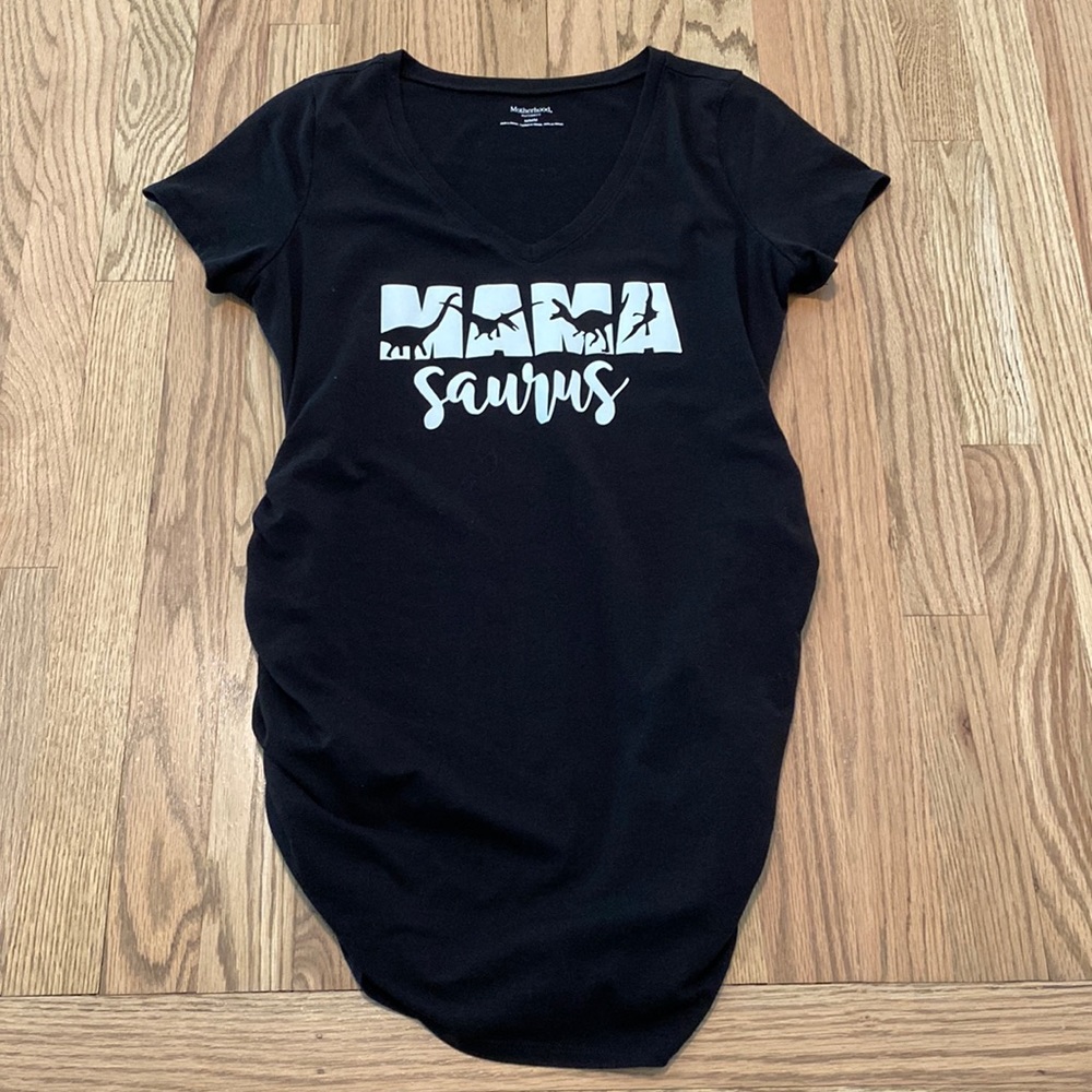 NWOT Motherhood Maternity M Mama Saurus Top